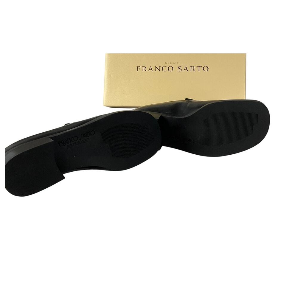 FRANCO SARTO Bocca Loafer Black Leather NEW NIB 6 Comfort Classic Prep Minimal - Picture 10 of 15